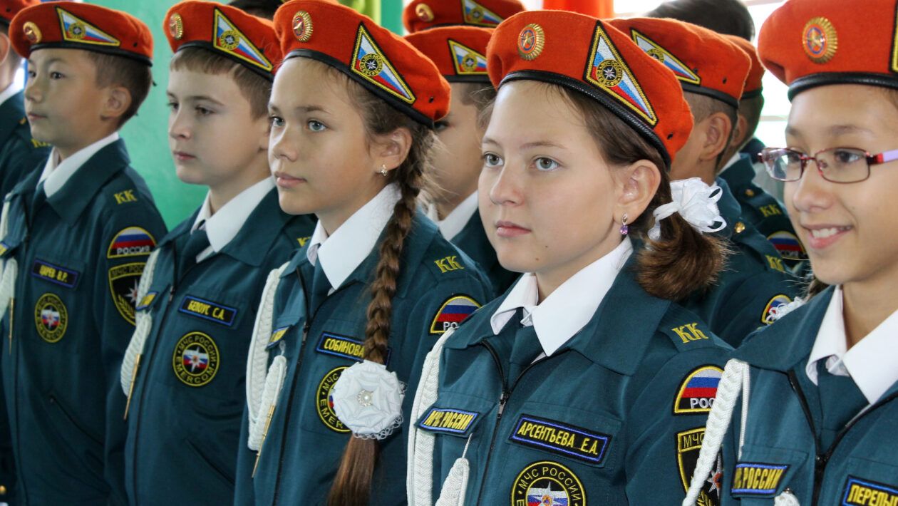 Четыре кадетских класса МЧС открылись в школе села Хомутово