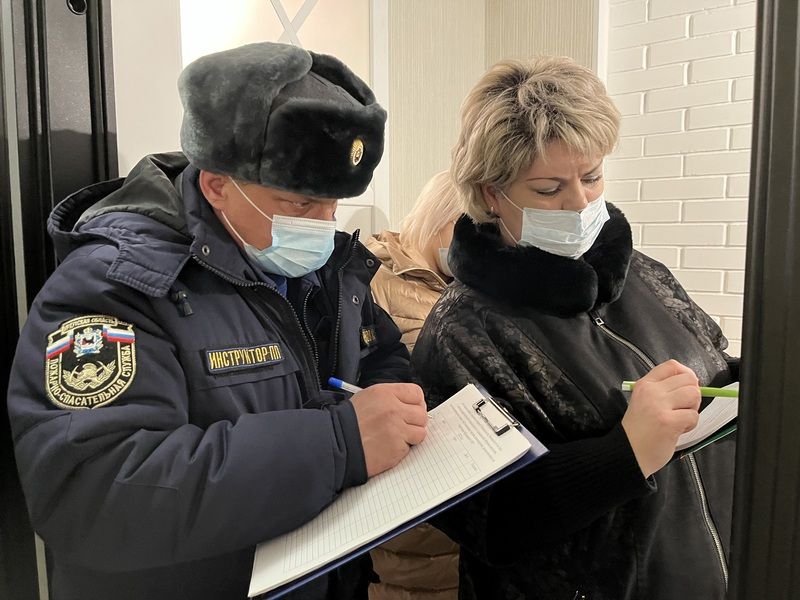 Рейд по пожарной безопасности прошёл в посёлке Молодёжный