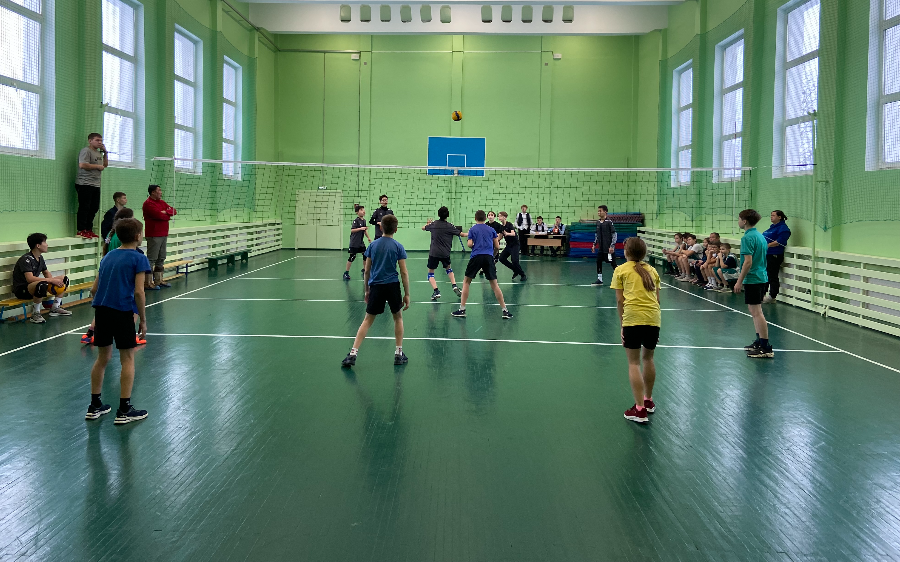 Открытое первенство по волейболу прошло в д. Ревякина