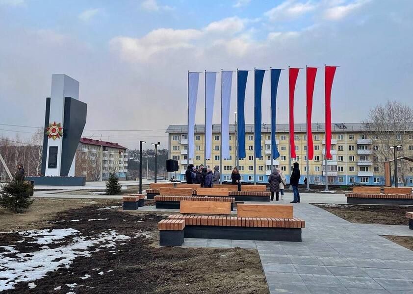 В Маркова состоялось торжественное открытие обновлённого мемориала «Памяти, павшим в Великой Отечественной войне»