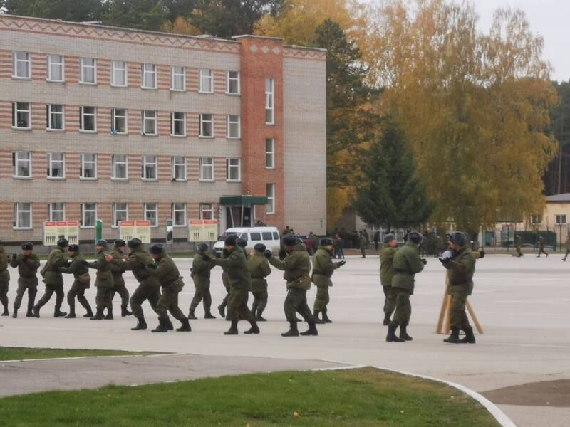 Заммэра Иркутского района Игорь Жук встретился с мобилизованными в Новосибирске