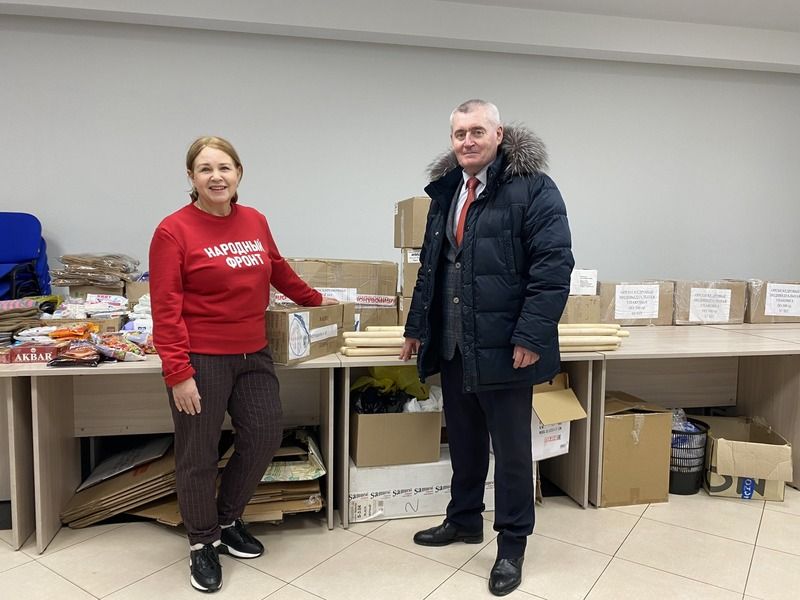 Жители Молодёжного собрали средства для помощи соотечественникам, находящимся в зоне СВО