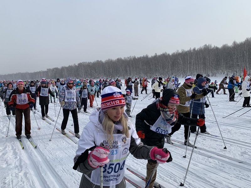 В п. Молодёжный состоялась XLI Всероссийская массовая гонка «Лыжня России»
