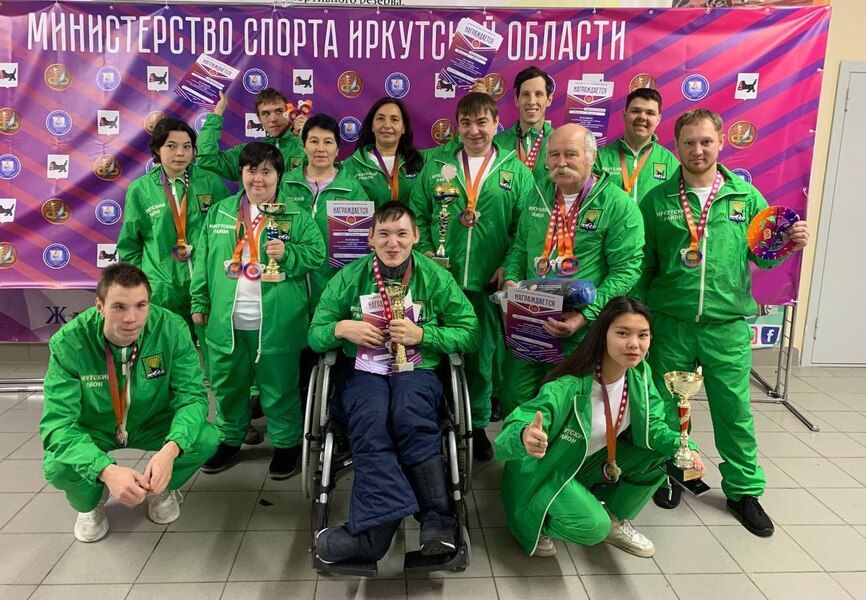 Спортивная сборная команды Иркутского района достойно выступила на областной спартакиаде инвалидов