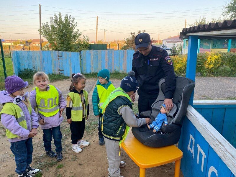 В Уриковском детском саду прошло мероприятие, посвящённое безопасности дорожного движения