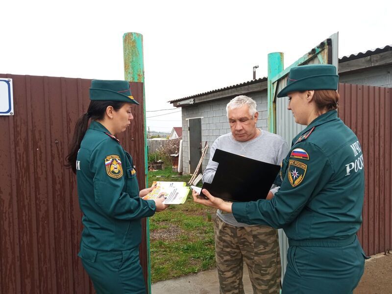 В Мамонском МО прошёл профилактический рейд по соблюдению требований пожарной безопасности