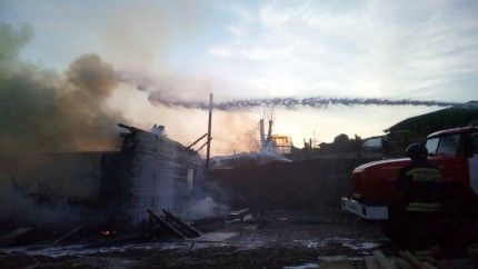 Аварийная работа участка электросети явилось причиной пожара в Парфеновке